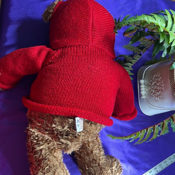 VTG πGund Millennium Bear with Red Removable Sweater - Picture 3 of 15